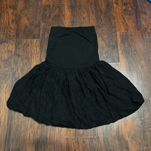 Free People Asia Convertible Mini Dress in Black Medium NWT - Picture 1 of 14